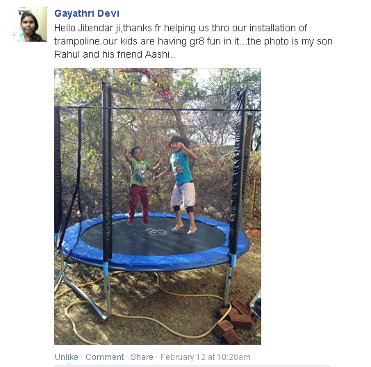 SkyJumper Trampoline reviews
